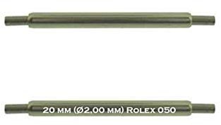 Masar-20mm- (Ø2.00 mm) -StyleRolex-050-Uhr Federstege - Federstift - Spezial RLX-