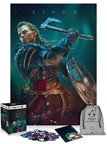 Good Loot 1062435 Assassins Puzzle Teile, Assassin's Creed Valhalla Female Eivor, 1500 pcs