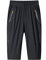 MakingDa Herren-Shorts, 3/4-Jogger, Caprihose, lässig, Sport, Sommer, lockerer Reißverschluss, Fitnessstudio, Laufen, Trainingshose, elastische Taille, unterhalb des Knies, kurze Hose mit