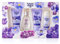Tulipán Negro - Sweet Violeta, Estuche de Regalo Unisex, Colonia 50 ml + Loción Corporal 75 ml + Gel de Baño 75 ml + Desodorante Spray 50 ml, Fragancia Dulce y Floral de Larga Duración