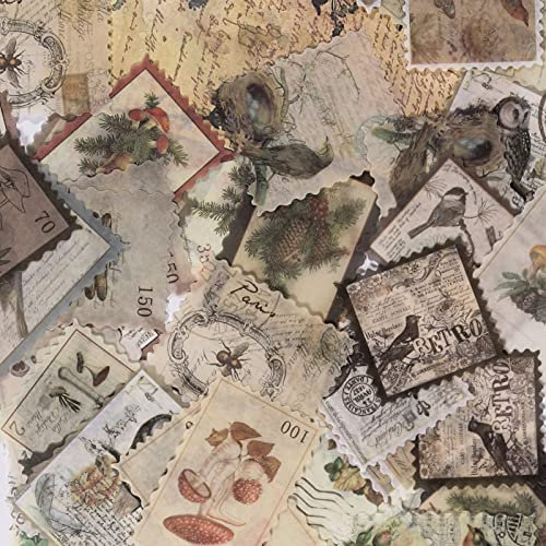 YushengTai 240pcs Vintage Timbri Adesivi, Scrapbooking Adesivi per Diari, Adesivi Vintage,Adesivi per Agenda, Decorazione Fai da te per Notebook, Calendario, Diario, Lettere, Album di Foto, ecc