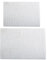 MSV Chenille Badvorleger Langflor Badvorleger Set 2 teilig 40x60 cm + 60x90 cm Weiß