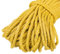 Uiopa Spago Juta 5mm x 10m, Spago Grosso Naturale Corda Canapa Colorato, 3 Fili Corda Iuta per Tiragraffi per Gatto, Artigianato Fai-da-Te, Giardinaggio, Decorazione Domestica (Giallo)