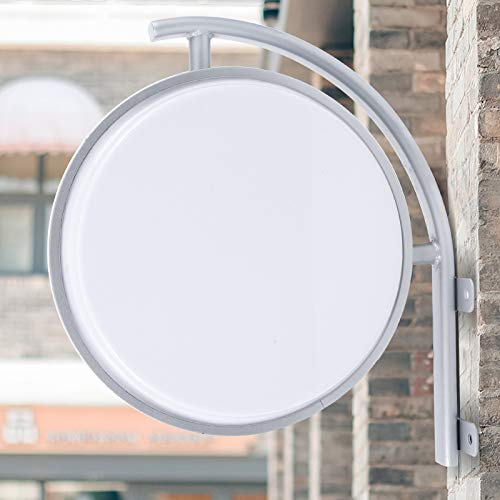 LED Leuchtkasten Outdoor Rund Doppelseitiger LED Leuchtschild 40cm Leuchtreklame Reklame Lampe