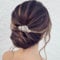 TseenYi Kristall Blume Butterfly Haarspange Gold Strass Edelstein Clip Bling Braut Französische Hochzeit für Frauen und Mädchen (Mit Transparentem Kristall)