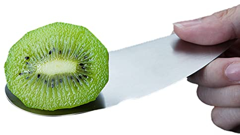 Yusheng Cuillère Kiwi,Coupe-cuillère Kiwi 2 en 1 en Acier Inoxydable - Cuillères à éplucher Les avocats pour Couper Les Fruits et légumes, Multi-usages pour Les ustensiles de Cuisine à Domicile