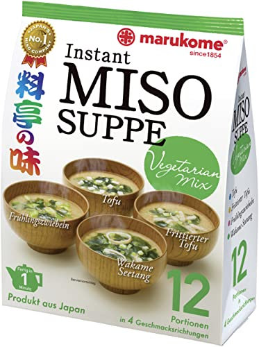 MARUKOME, Pasta de miso ocura para sopa instantánea, vegetariana, 224,55 g