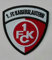 Jingtongda 2 Stück FC Kaiserslautern rot Aufnäher Patch Football Fussball Soccer Club Iron on bügelbild aufbügler Badge