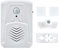 Timbre con Sensor de Movimiento IR, PIR Infrarrojo MP3 Reproductor de Audio Timbre Alimentado por Sensor de Movimiento Alarma Activada para Puerta de Entrada