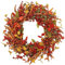 Türkranz Herbst | Herbstkränze für die Haustür | 35cm Herbstkranz Haustür Dekoration Beerenkranz Tischkranz Türdeko Außen Drinnen Herbstdeko für Erntedankfest Halloween Hochzeit