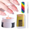 GZSYY Gel de construction pour ongles en gel UV fibre de verre Rose 15 ml Kit de démarrage Gel de construction pour ongles Fibre de verre pour extension des ongles