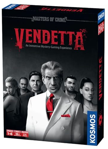 Masters of Crime: Vendetta | Mystery-Spiel | Mafia | Kooperatives Spiel | 1 Spieler und mehr | ab 16 Jahren