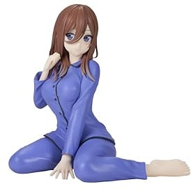 Banpresto Miku Nakano BP89533P The Quintessential Quintuplets, Relax Time Actionfigur, 12 cm, Mehrfarbig
