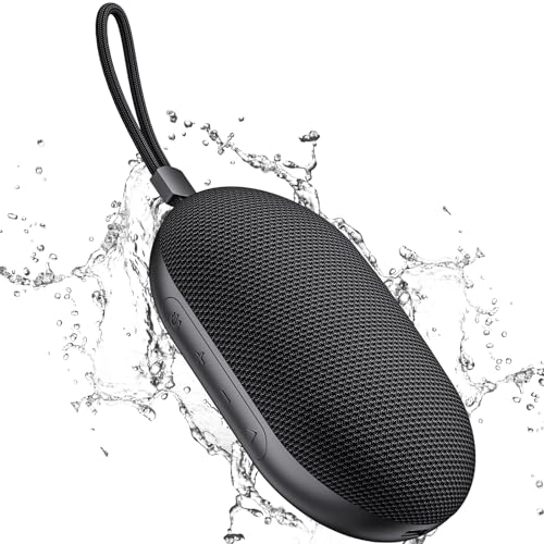 VOSFEEL Cassa Bluetooth Portatile, Altoparlante Wireless con Design Compatto, IPX67 Speaker Bluetooth, 8H Autonomia, USB, per Casa, Doccia, Campeggio