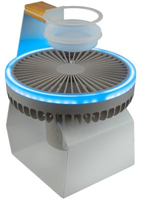 SAUNAINTER Air Mixer Lux - Wireless Floor Fan for Improved Air Circulation and Aroma Distribution in Saunas, Spas and Rooms (White)