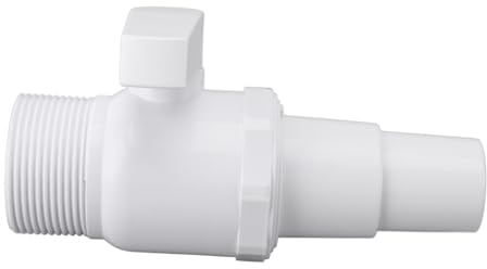 2-Wege-Econoline-Kugelhahn-Ersatz, Kompatibel mit SP0729, Kugelhahn-Ersatzset für Oberirdische Poolpumpen-Skimmer, 50 Psi Druckstufe, ABS-Kunststoff