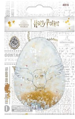 Harry Potter - Wasserbürste mit dem Bild von Hedwig – verspielte Frisur – offizielles Produkt