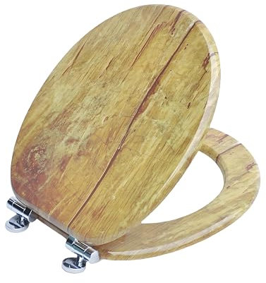 SINOBATH WC Sitz mit Absenkautomatik, viele schöne WC Sitze zur Auswahl, hochwertige und stabile Qualität aus Holz (holz)