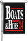 Garden Flag Boats'N Hoes 2024 Boats Hoes 24 Welcome Farmhouse, Pride Flag Vivid Color Porch Flag Vertical Outdoor Banner Flags For Parties Festival Decorations Parade 30x45cm