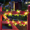 Garden Mile Solar String Lights 3m 30 LED Artificial Ivy Vines with Fairy Lights Solar Powered Fake Ivy Weatherproof Durable Maple Laves Garland for Garden Patio Decoration
