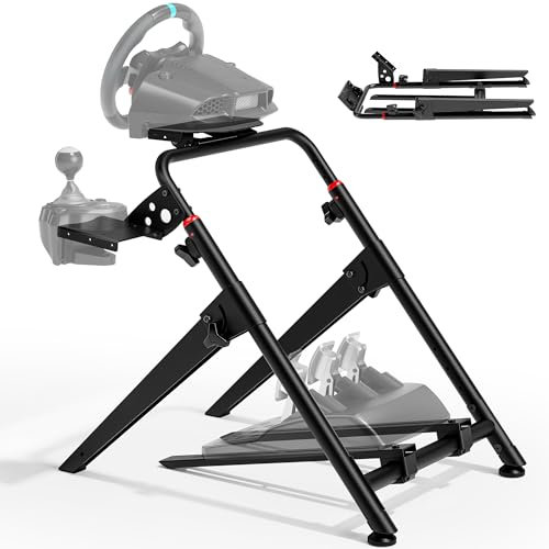 ARES WING Sim Racing Wheel Stand, Foldable Racing Simulator Cockpit, Formula and GT Sim Racing Cockpit Compatible with Fanatec, Thrustmaster, Logitech, Moza, Racing Games on PS5, PS4, Xbox and PC