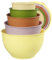 Greentainer Salatschüssel Set mit Deckel, Rührschüsseln Set aus Wiederverwendbare Kunststoff, Stapelbare Nesting-Schüssel-Set für Küche,Große Schüsselset,Servierschalen ideal zum Mischen und Servieren
