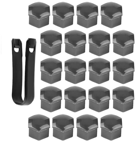 DTZAEUKE Radmuttern Felgenabdeckung Für Seat Leon X-Perience Wagon 2014-2024, Radmutterkappen Radmutterfelgenkappen Sechskantmutterkappen Autoreifen Zubehörteile,B-21mm