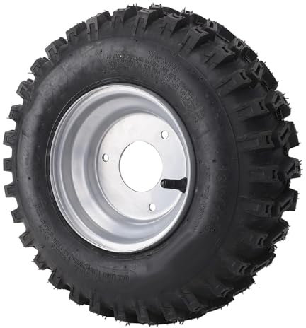 13x4.1-6 13/4.1-6 Aluminiumlegierung Tubeless Vakuumreifen mit Felgen Anti-Explosion-Gummireifen für ATV Quad Off Road Cart