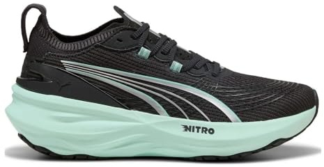 Puma Damen Foreverrun Nitro 2 Laufschuhe Stabilitätsschuh Puma Black-Mint Melt - Schwarz 41