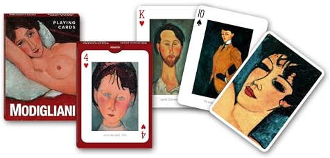 Piatnik 173417 - Modigliani Kartenspiel mit 55 Blatt