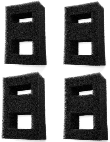 NORDUN Aquarium Schaumstoff-Filtereinsätze,kompatibel mit Fluval Spec A1376 Aquarien,Einfach zu ersetzen,Filtermedien-Schaumstoffschwämme,Filtrationsbiochemischer Schwamm,4 Stück