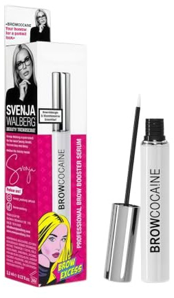 Browcocaine Professionelles Wimpern- und Brauen-Serum – Booster für volle, dichte Brauen & Ihre perfekte Brauenform (3.5ml 1 Stück)