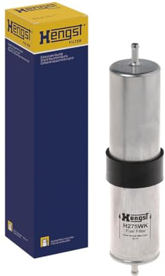 HENGST - Kraftstofffilter H275WK - Hochwertiger Kraftstoff-Leitungsfilter für KFZ - Entfernt Staub und Schmutz aus Otto- oder Dieselmotoren - Schützt das Einspritzsystem