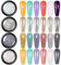 BORN PRETTY Chrome Nail Powder Metallic Holo Nail Glitter Powder Super Mirror Rainbow Neon Shiny Nail Pearlescent Powder with Magic Effect for Decoration Manicure Design 4 Boxes