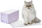 Amazon Basics Katzenstreu-Pads, 20er-Pack, duftfrei, Lila und weiß
