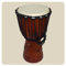 Djembe | geschnitzt 40 cm | Bongo Afrikanische Trommel mit aufwendiger Schnitzerei