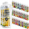 C.P. Sports sirop pour boissons GLACE-CITRON 2 litres + 2 distributeurs à pompe