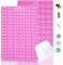 Silikon Backmatte Hundekekse Mini Hundeknochen Form +Fußabdruck Form 2 Stück, Antihaftend Backmatte Hundekekse für DIY Hundeleckerlies, Schokolade, Kekse, Eiswürfel, Süßigkeiten, BPA-Frei