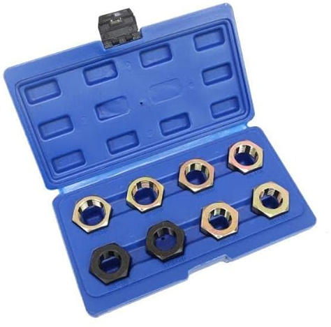 US PRO Tools 8pc Axle Spindle, Wheel Studs Rethreading Set Metric, Imperial 6271