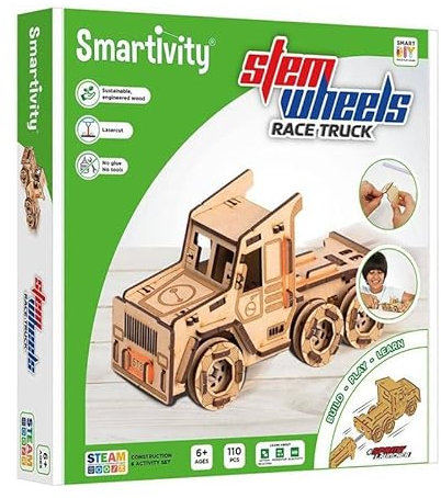 SmartGames SMARTIVITY STEM Wheels Race Truck