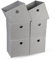 OVAKIA 6 Pack Fabric Storage Basket, 30x30x30cm Foldable Boxes with Handle Storage Organizer Cube for Cupboards Shelves Closet (Grey)