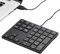 Levieny Kabelgebundener Mini-Ziffernblock – 34 Tasten, USB-Nummernblock für Laptop, Magicforce Accounting 10 Tasten, Surface Pro Notebook (schwarz)