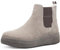 Tamaris COMFORT Damen Winterstiefel ohne Absatz aus Leder Wasserabweisend, Grau (Grey), 39 EU