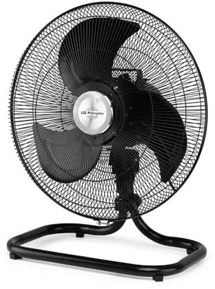 Orbegozo Ventilador industrial oscilante 2 en 1 pared y suelo PWO 0845, potencia 110W, 3 aspas, 3 velocidades.