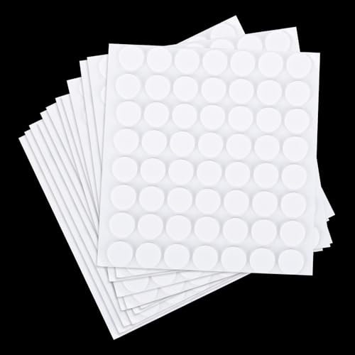 Hariendny 672 Pcs Foam Dots for Crafting Round Foam Pads Crafts Dual-Sided Adhesive Circular Foam Glue Pads 12mm/0.47 Foam Pads Foam Circles Mounts for Card DIY Scrapbooking Office Supplies