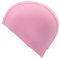 Gorro Natación Tela - Gorro Piscina Tela para Mujer Hombre Adulto y Adolescentes (Rosa)