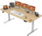 Homall Höhenverstellbarer Schreibtisch 140x80 cm, Schreibtisch Höhenverstellbar, Elektrischer Schreibtisch mit Vierteilige Tischplatte, Computertisch mit Memory Funktion,Standing Desk