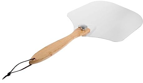 MAGICLULU Pala Para Pizza Inoxidable Con Mango De Madera Plegable Espátula Para Cocinar y Hornear Para Bbq y Preparación De