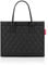 reisenthel daily shopper rhombus black – Moderner, geradliniger Shopper für jeden Anlass - praktische Handtasche, groß genug für Ihre Einkäufe und Ihre Alltagsgegenstände