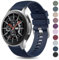 Wanme Correa para Samsung Galaxy Gear S3 Frontier /S3 Classic/Watch 46 mm, 22 mm pulsera de repuesto silicona deportiva correas para Samsung Galaxy Watch 3 45 mm